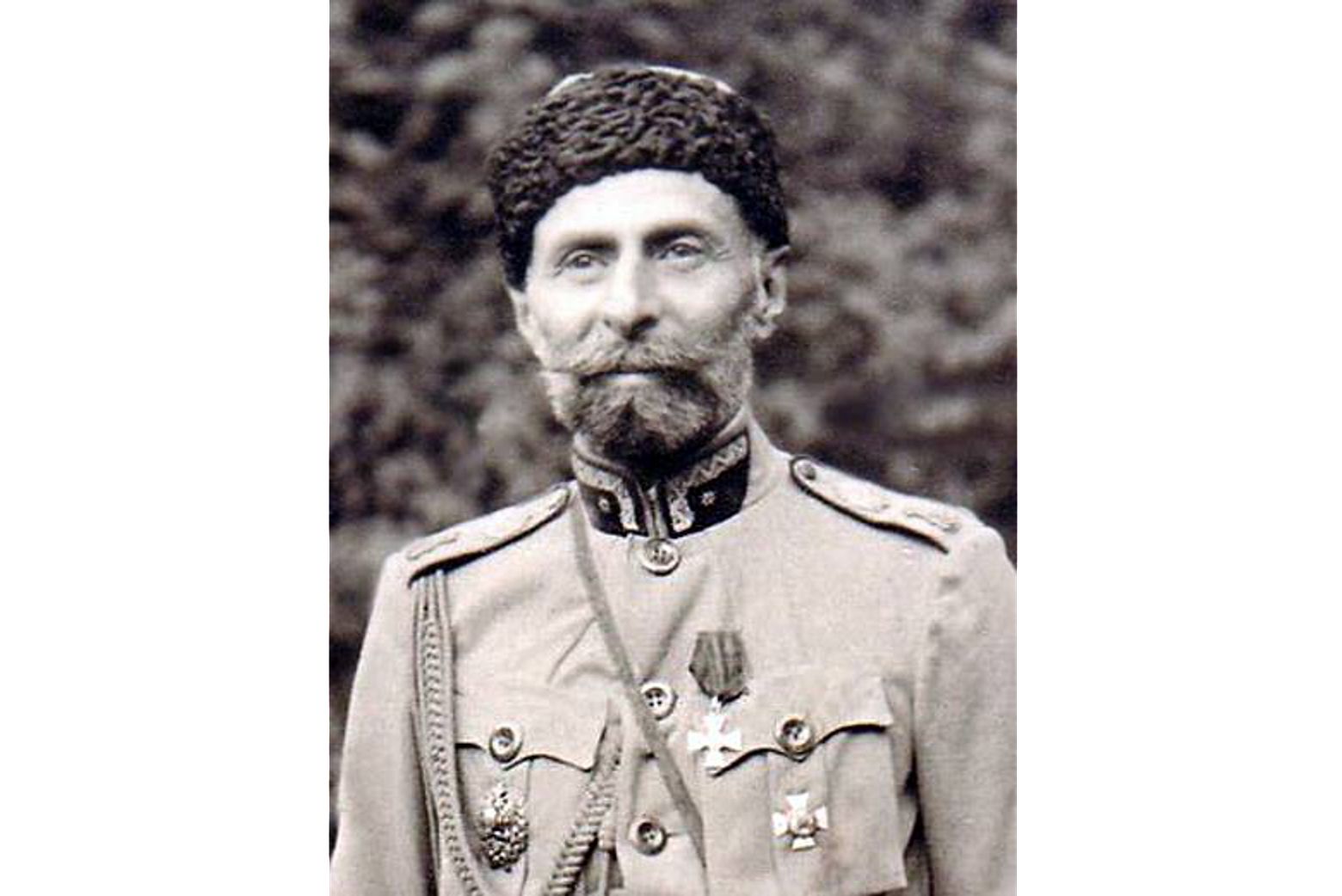Командующий грузинской армией генерал-майор князь Георгий Квинитадзе 