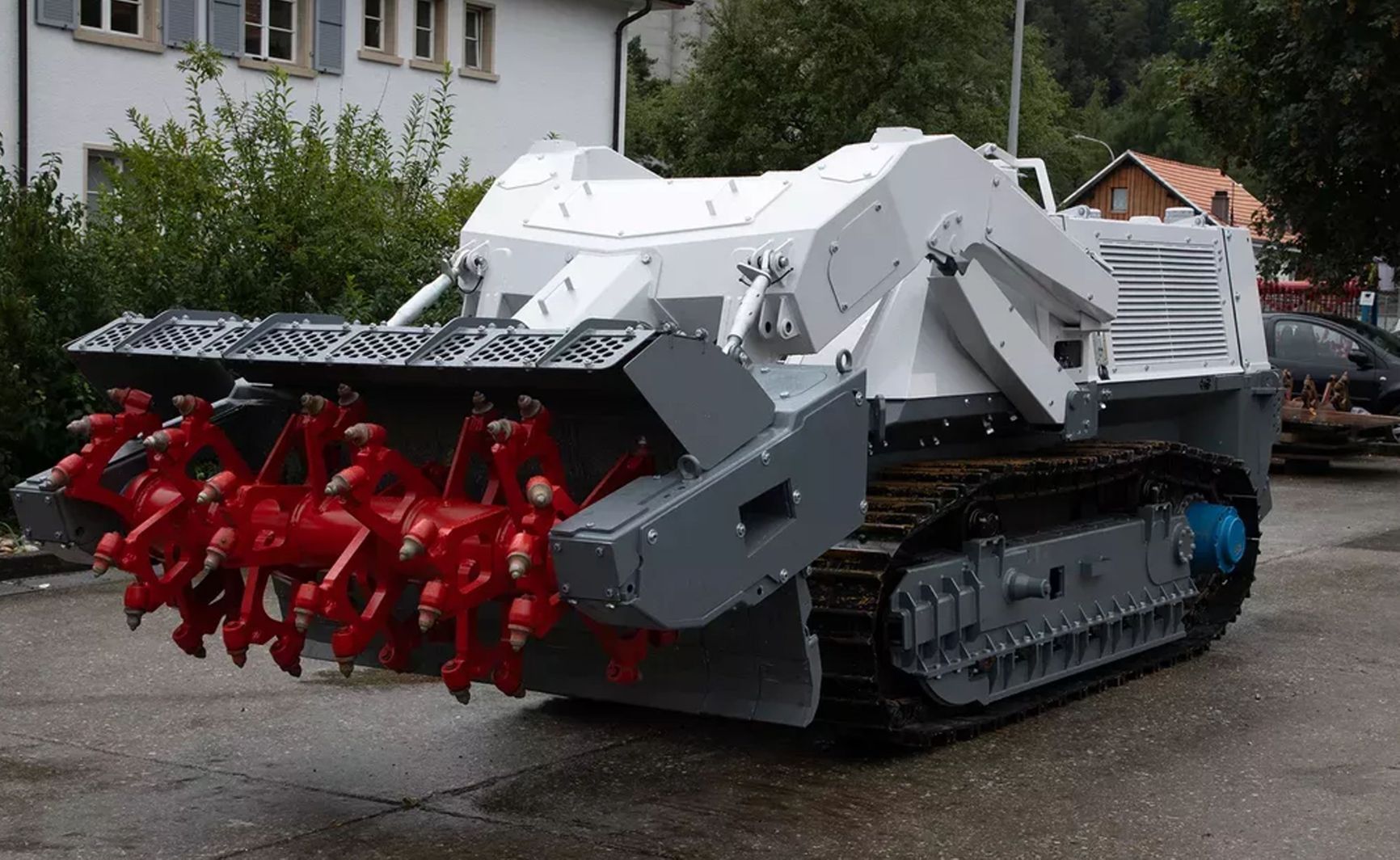 Switzerland has provided Ukraine with this remote demining vehicle