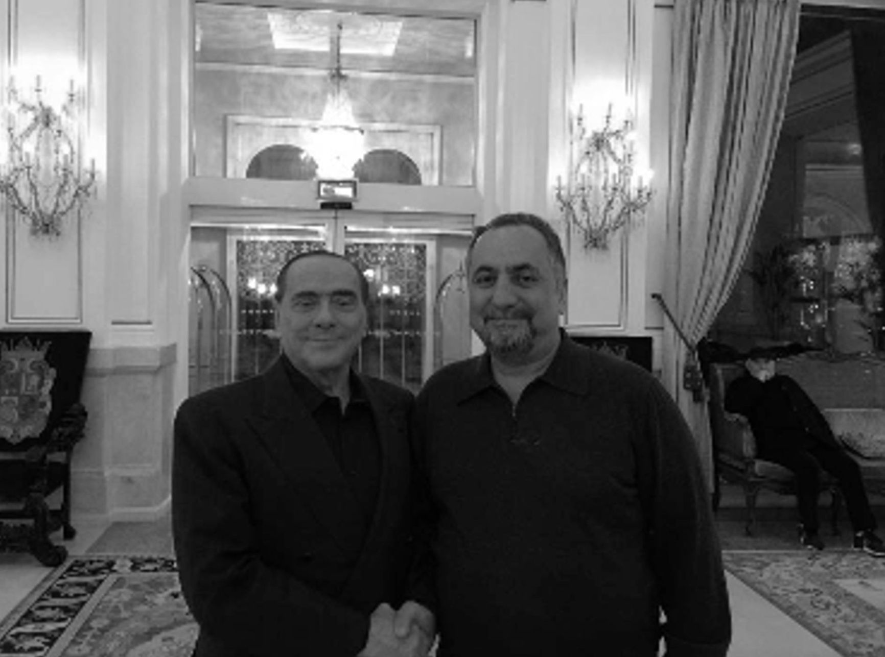 Gasumyanov and former Italian prime minister Silvio Berlusconi