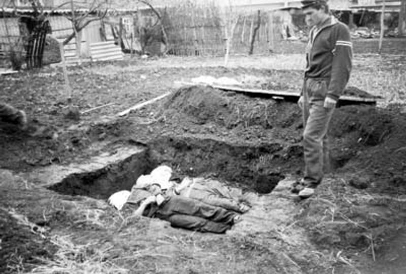 Массовые захоронения в Самашках, 1995 год