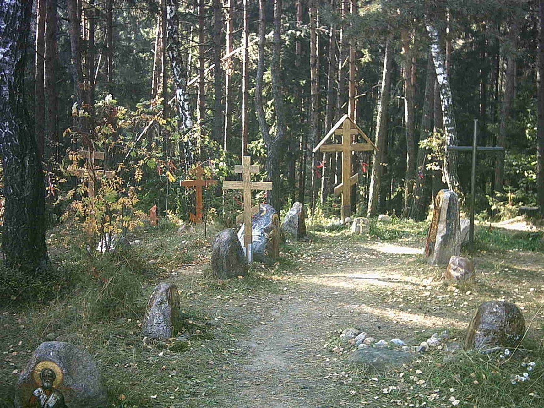 Kuropaty, the burial of many Belarusian victims of the Soviet terror of the 1930s
