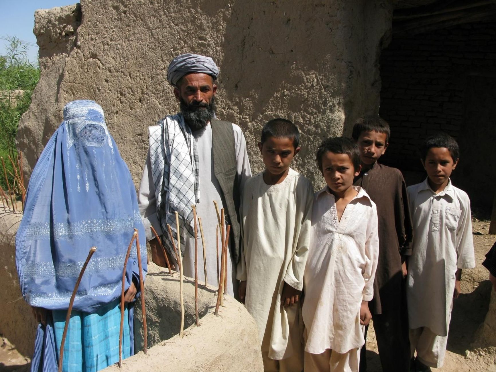 Афганская семья, 2021 год