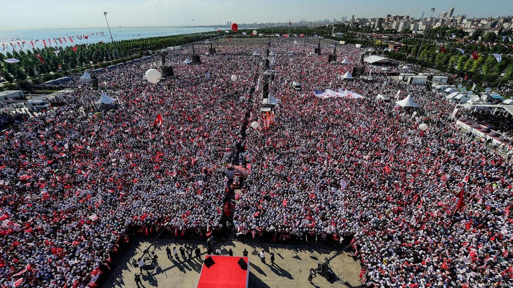 The March for Justice organized by Kilicdaroglu in 2017