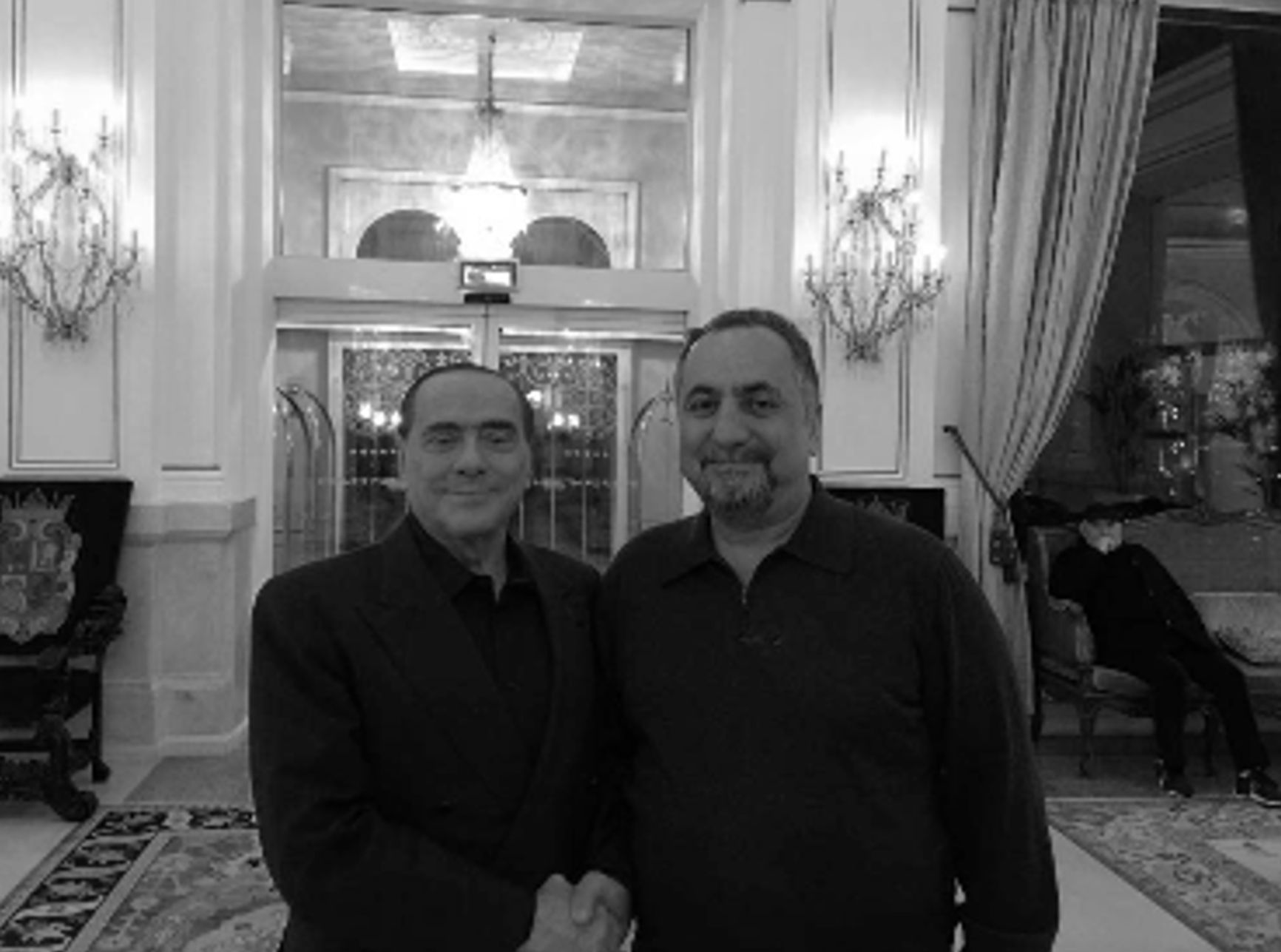 Гасумянов и экс-премьер Италии Сильвио Берлускони