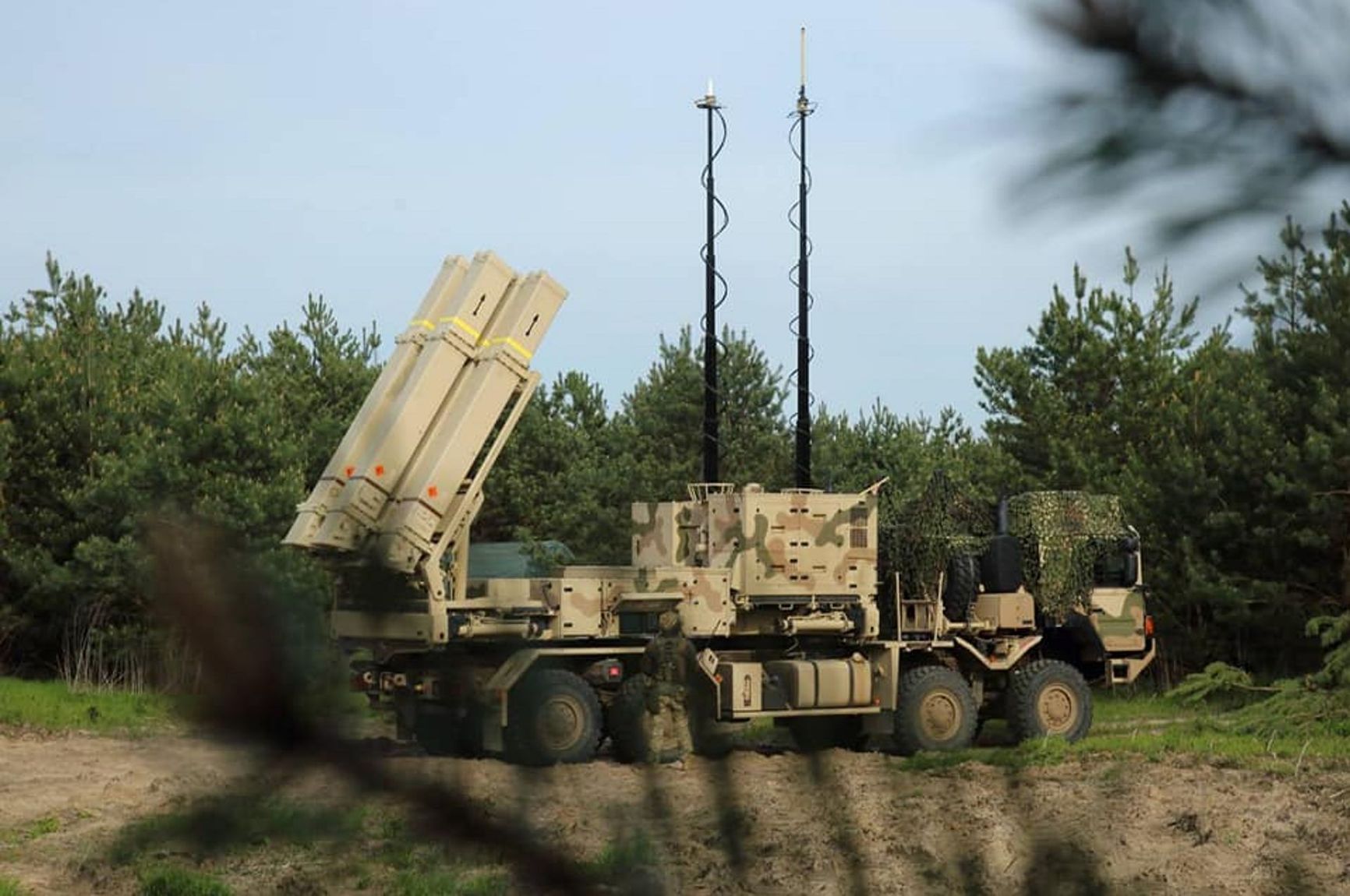 IRIS-T anti-aircraft missile system on combat duty in Ukraine