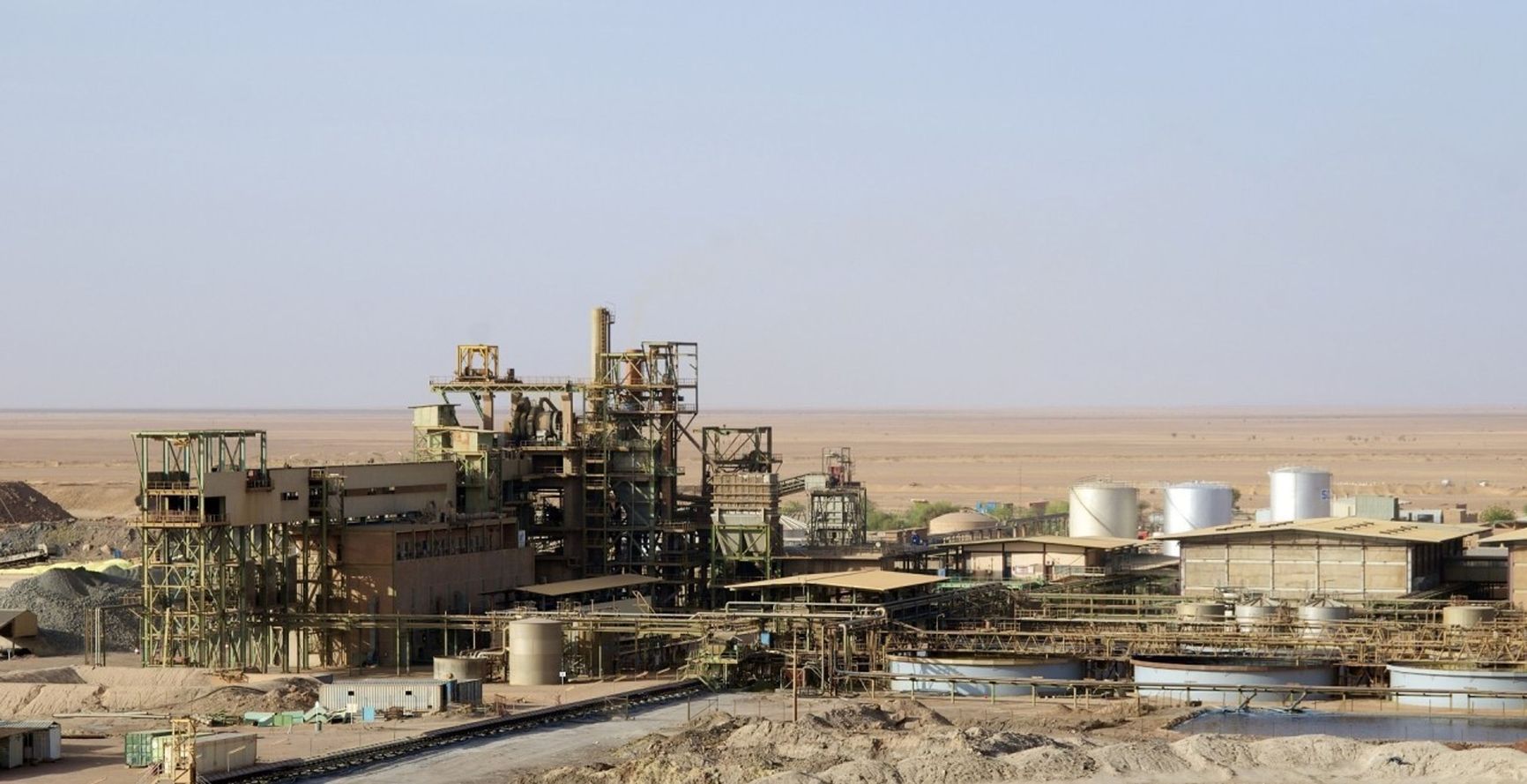The Somair uranium mine near the town of Arlit, Niger, is operated by the French company Orano. In August, security concerns prompted the evacuation of some personnel 