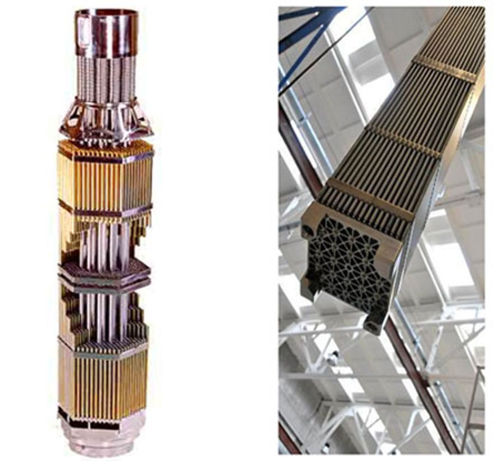 Fuel assemblies of Russian design and Westinghouse design