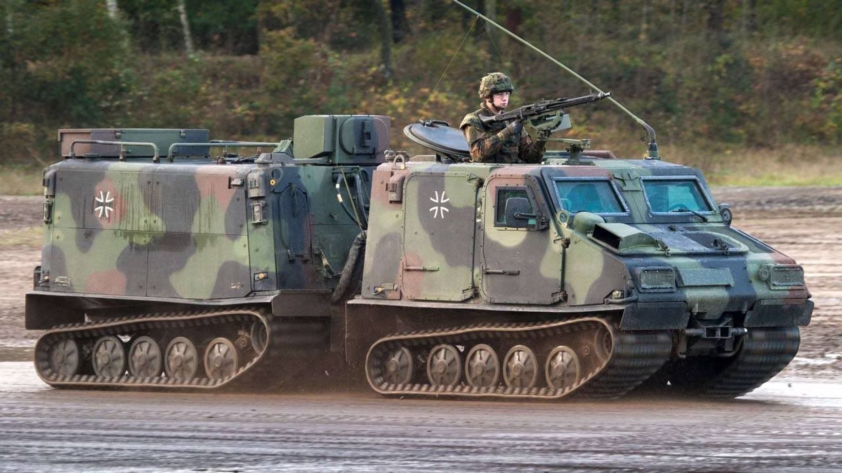 A Bandvagn 206 all-terrain vehicle