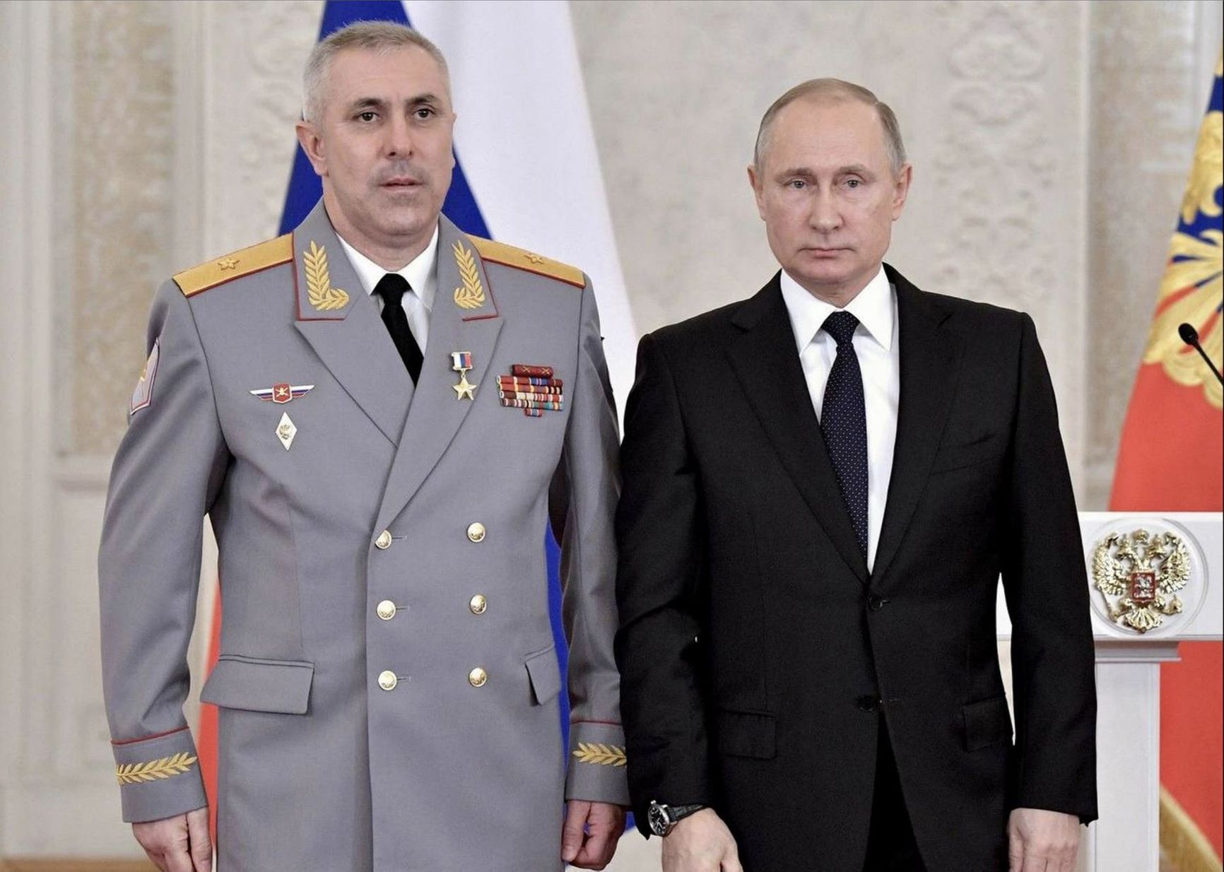 Rustam Muradov with Putin