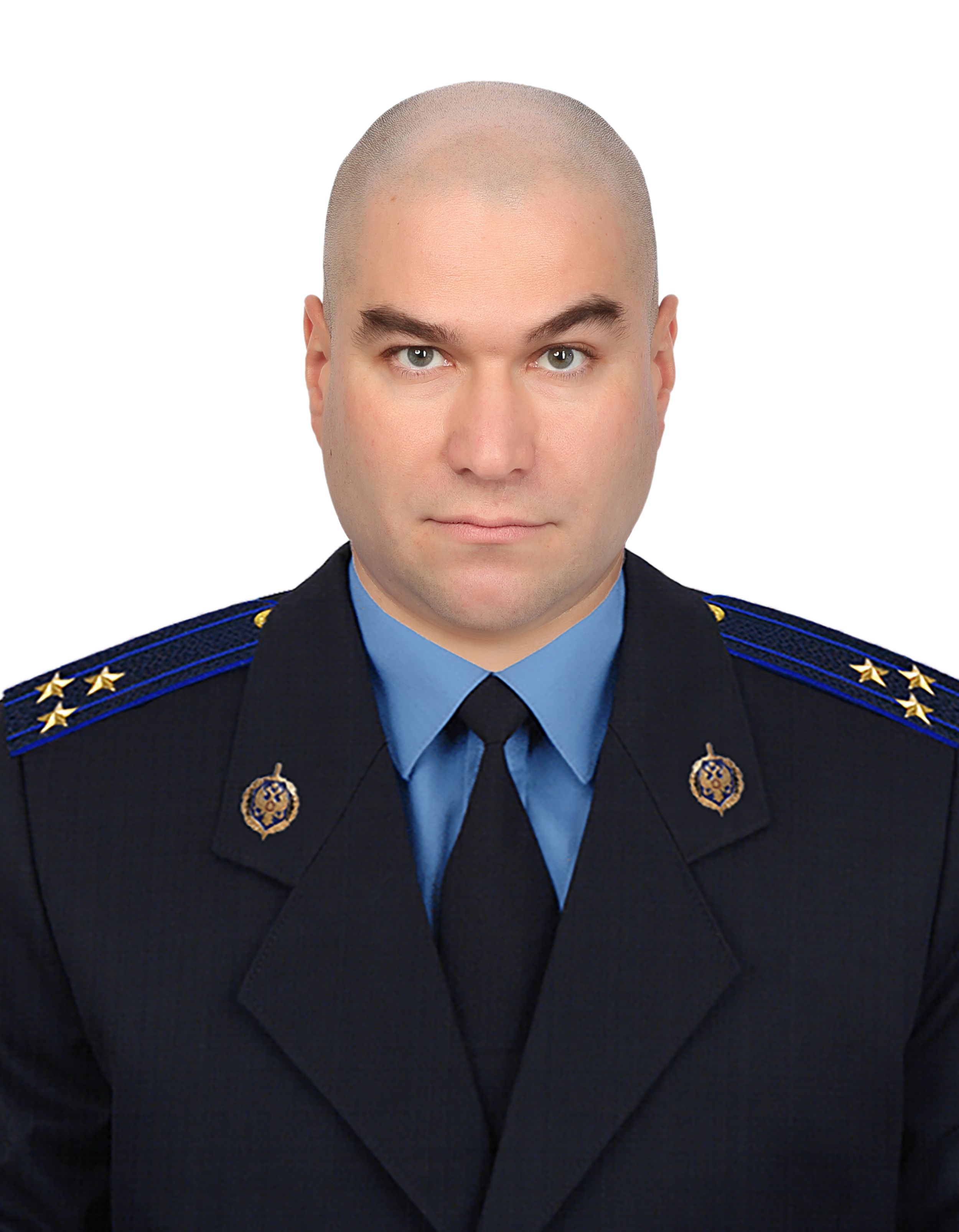 Михаил Колесов в форме ФСБ