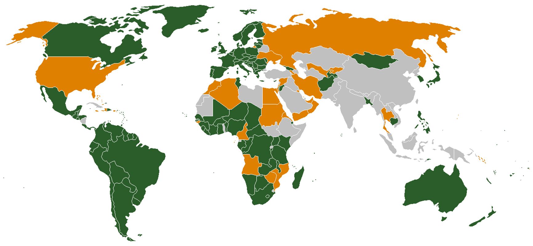 Зеленым выделены страны, ратифицировавшие Римский статут. Путин не сможет больше их посещать