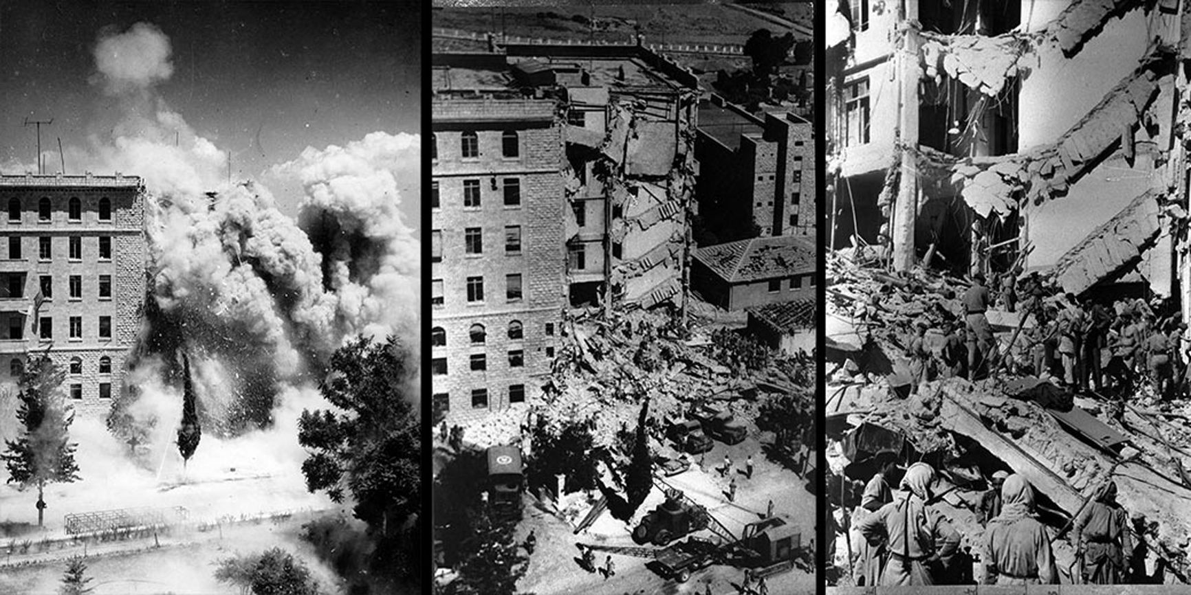 The bombing of the King David on July 22, 1946 