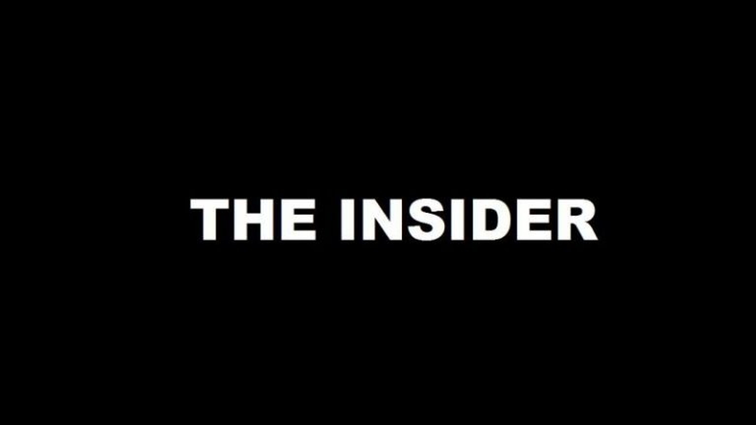 The Insider. 