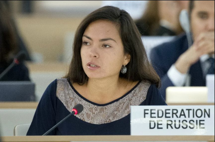 Мария Ходынская-Голенищева в ООН