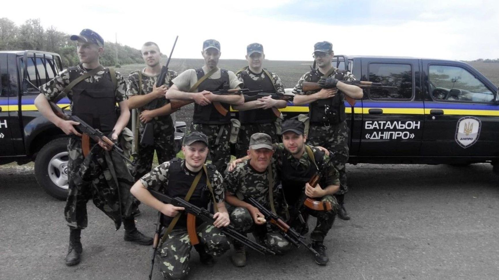 Dnipro battalion fighters