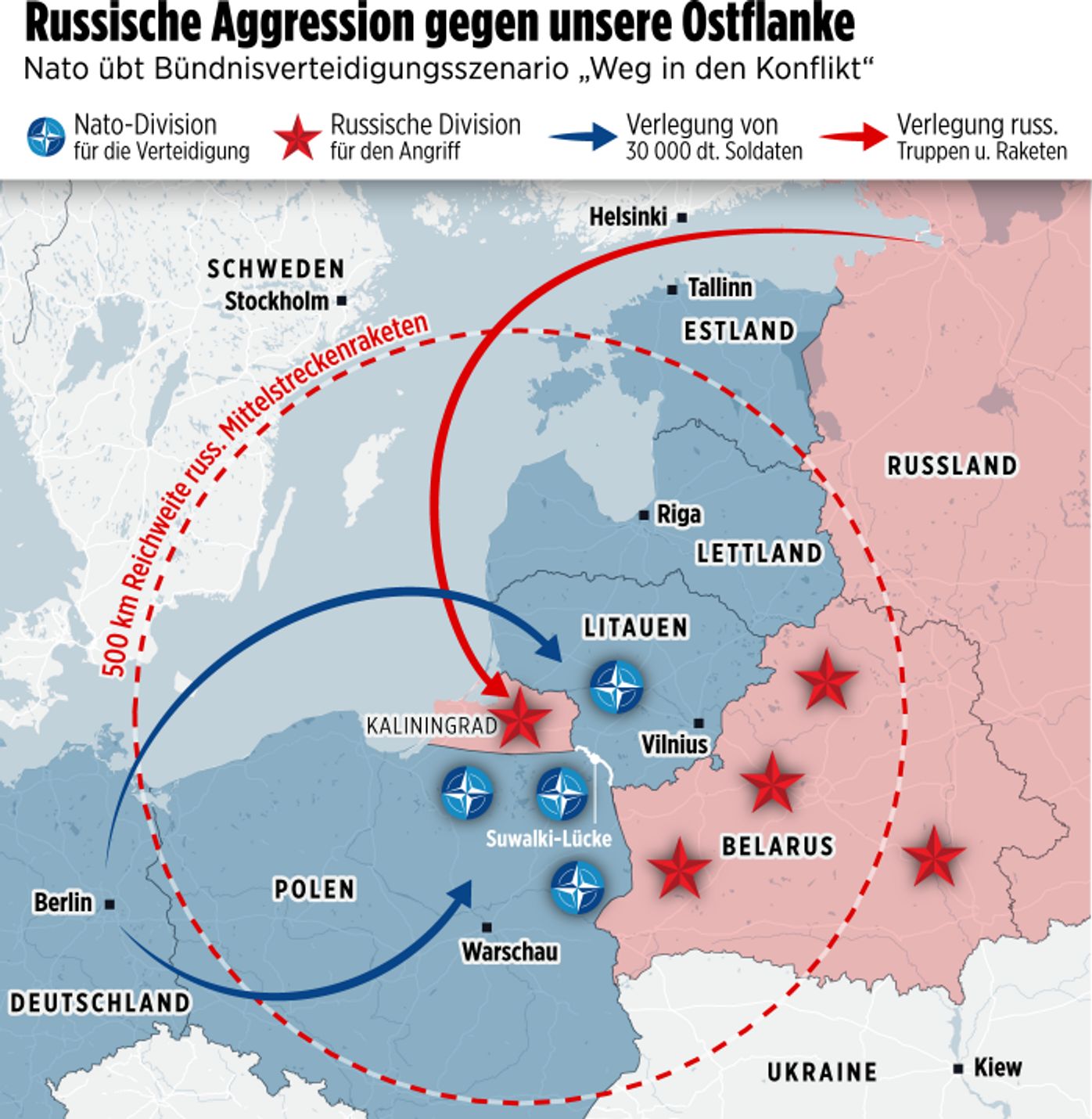 Сценарий войны между Россией и НАТО в Европе летом 2025 года по версии BILD