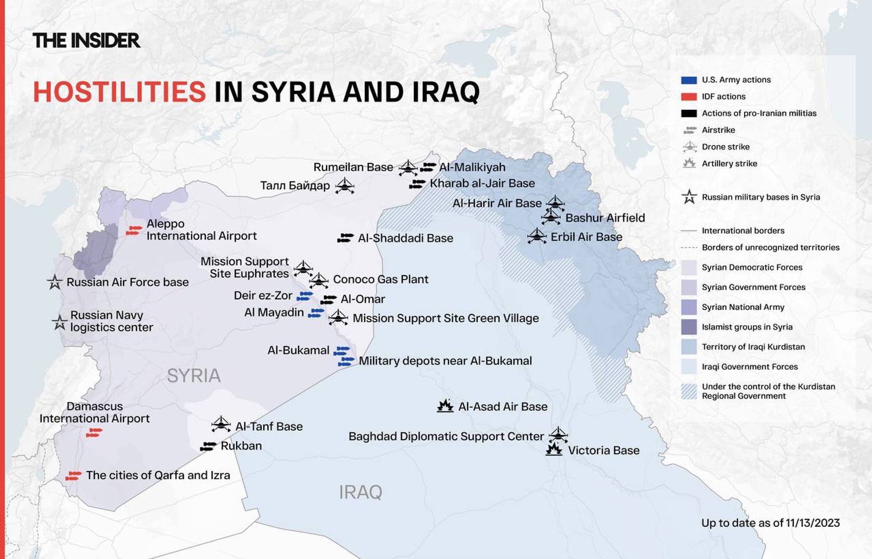 Combat operations in Syria and Iraq