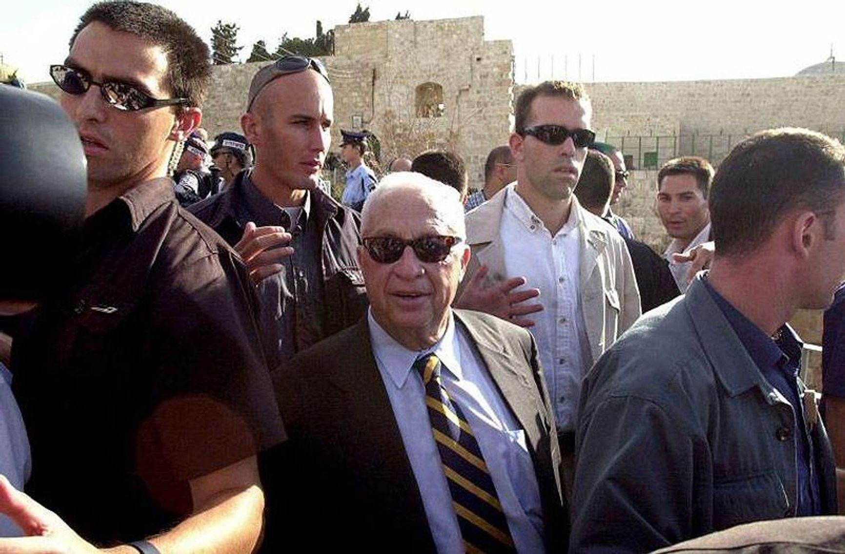 Ariel Sharon on the Temple Mount