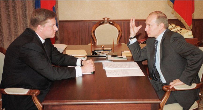 Владимир Чернухин и Владимир Путин