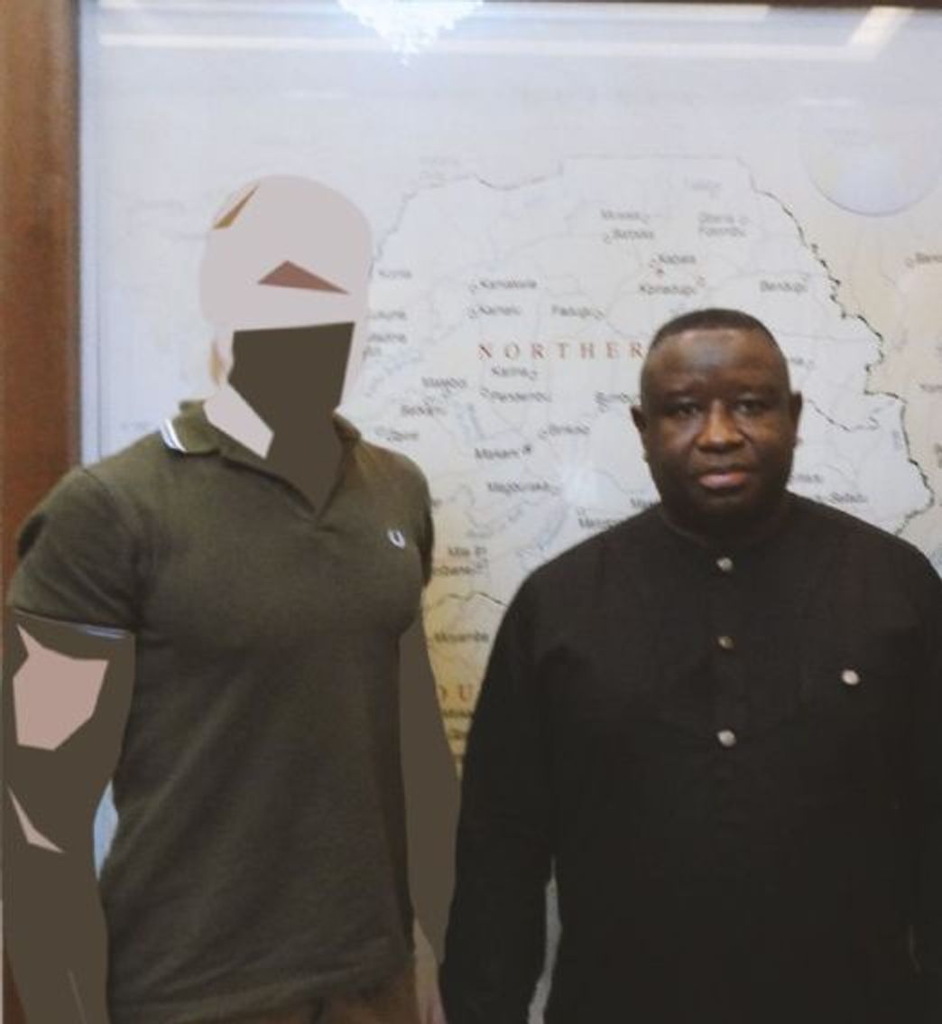 Yan Petrovsky and Julius Maada Bio, President of Sierra Leone since April 4, 2018