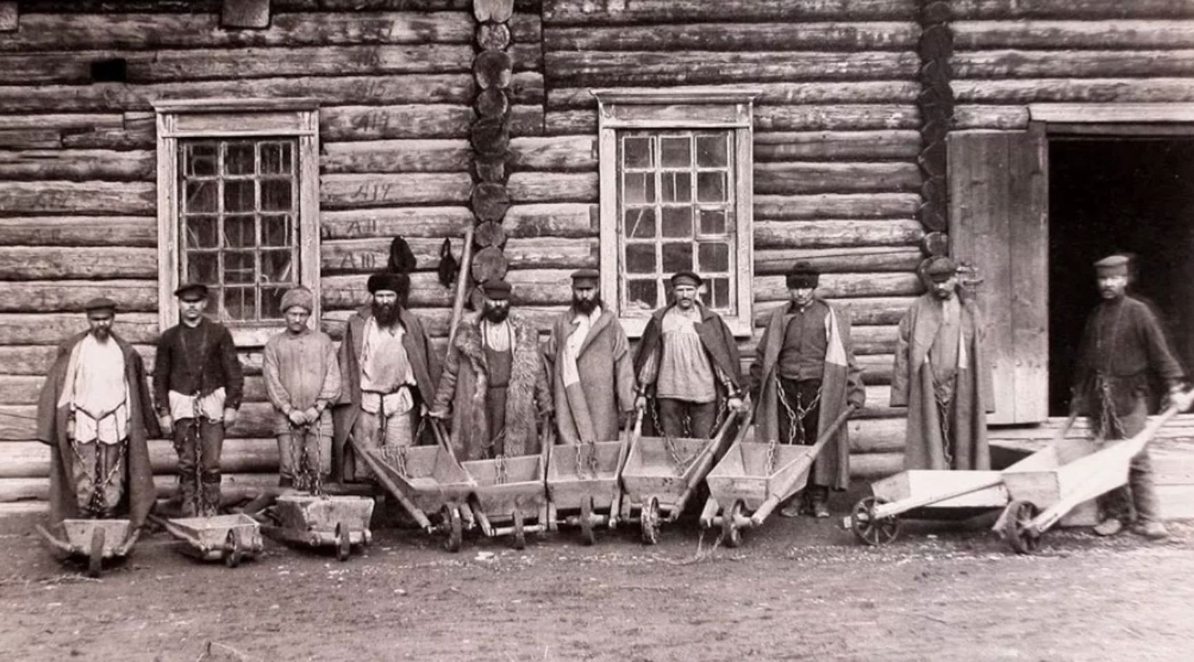 Sakhalin hard-labor convicts
