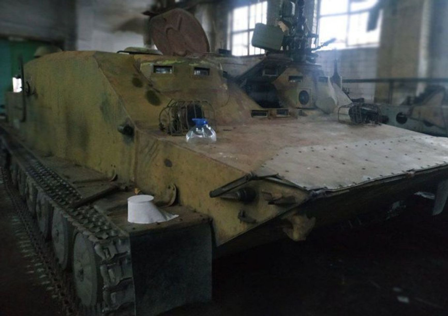 A BTR-50 somewhere in the occupied territory of Ukraine 