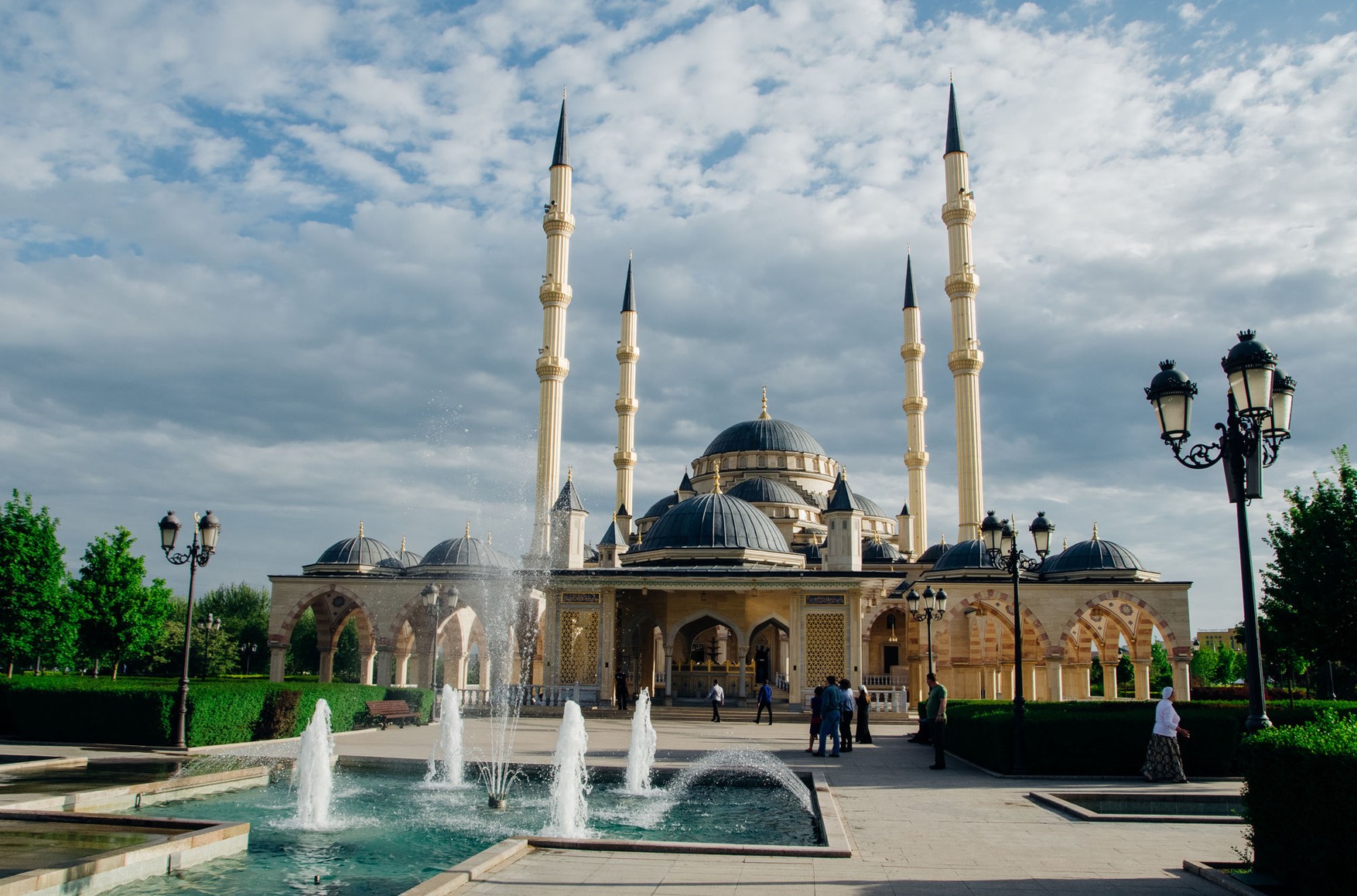 Чечня Грозный мечеть сердце Чечни