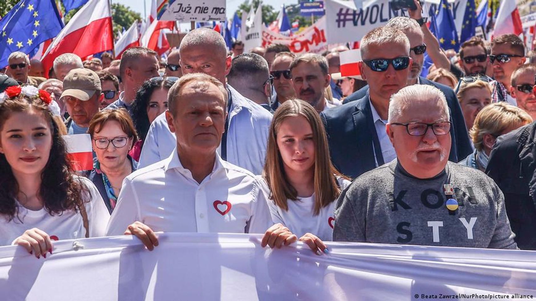 Дональд Туск на митинге в Варшаве, 4 июня 2023 года