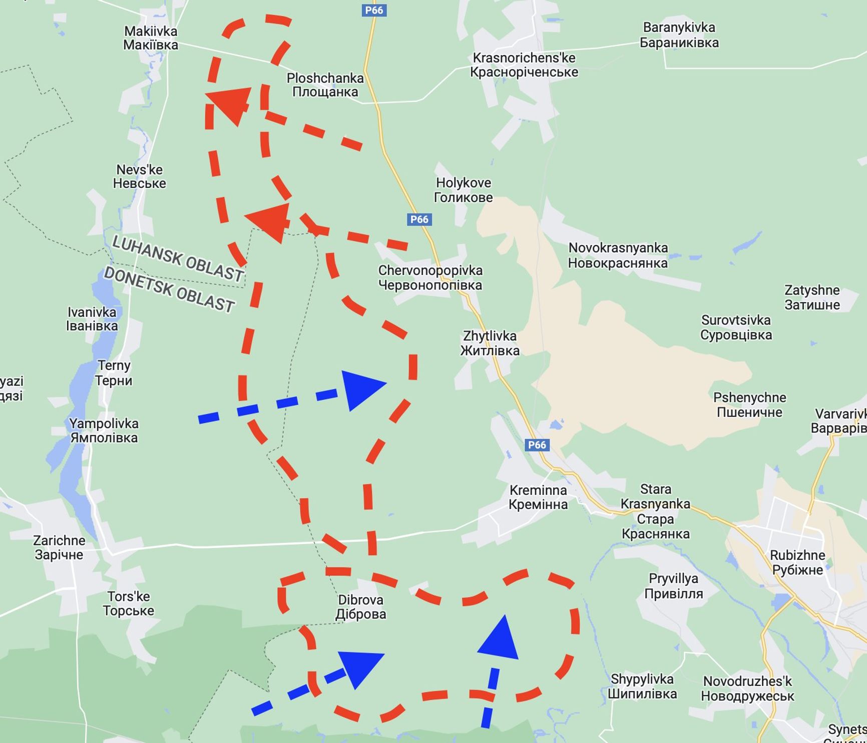 Ситуация на Луганском направлении. Бои вокруг Кременной и западнее Житловки