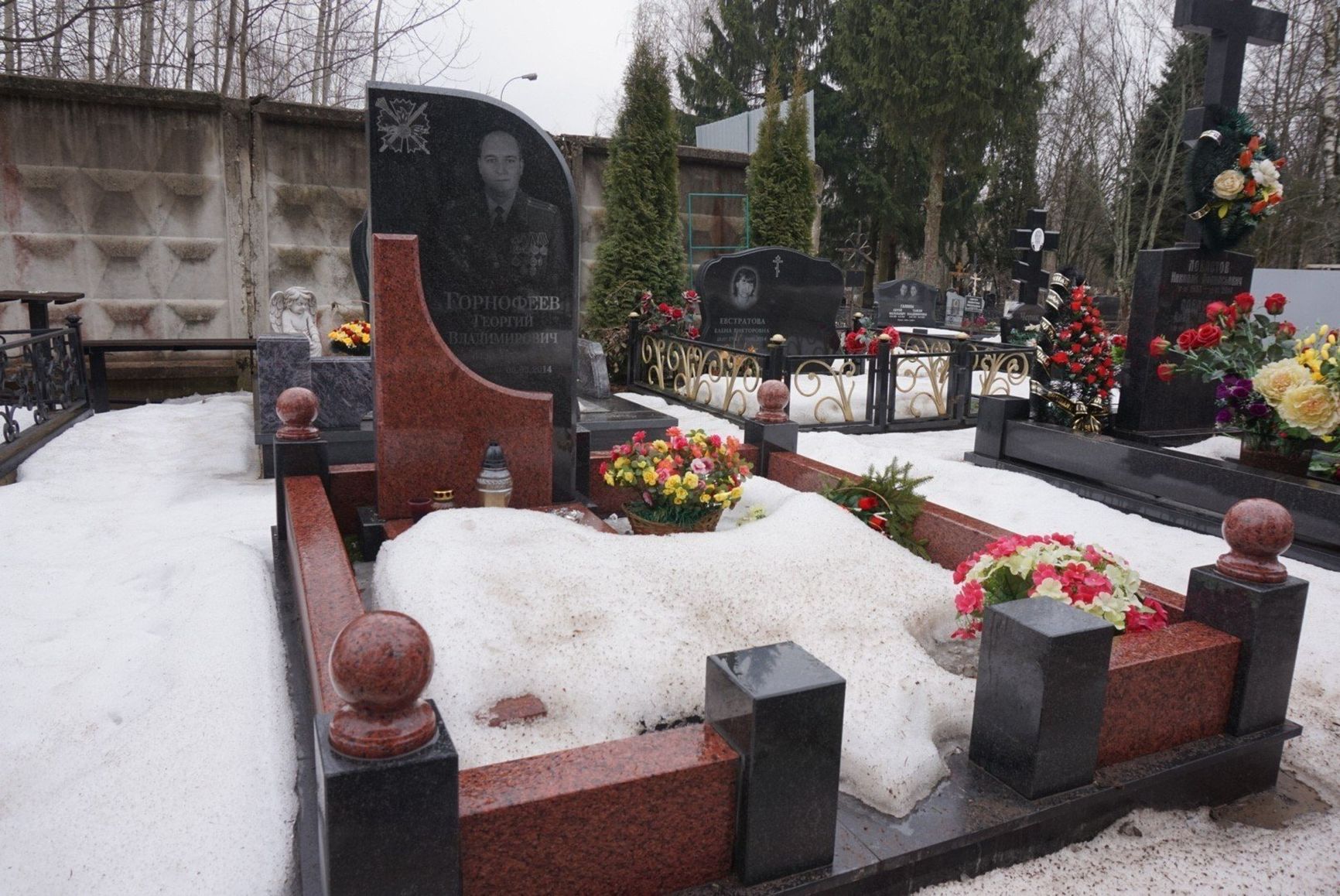 Georgy Gornofeyev's grave 