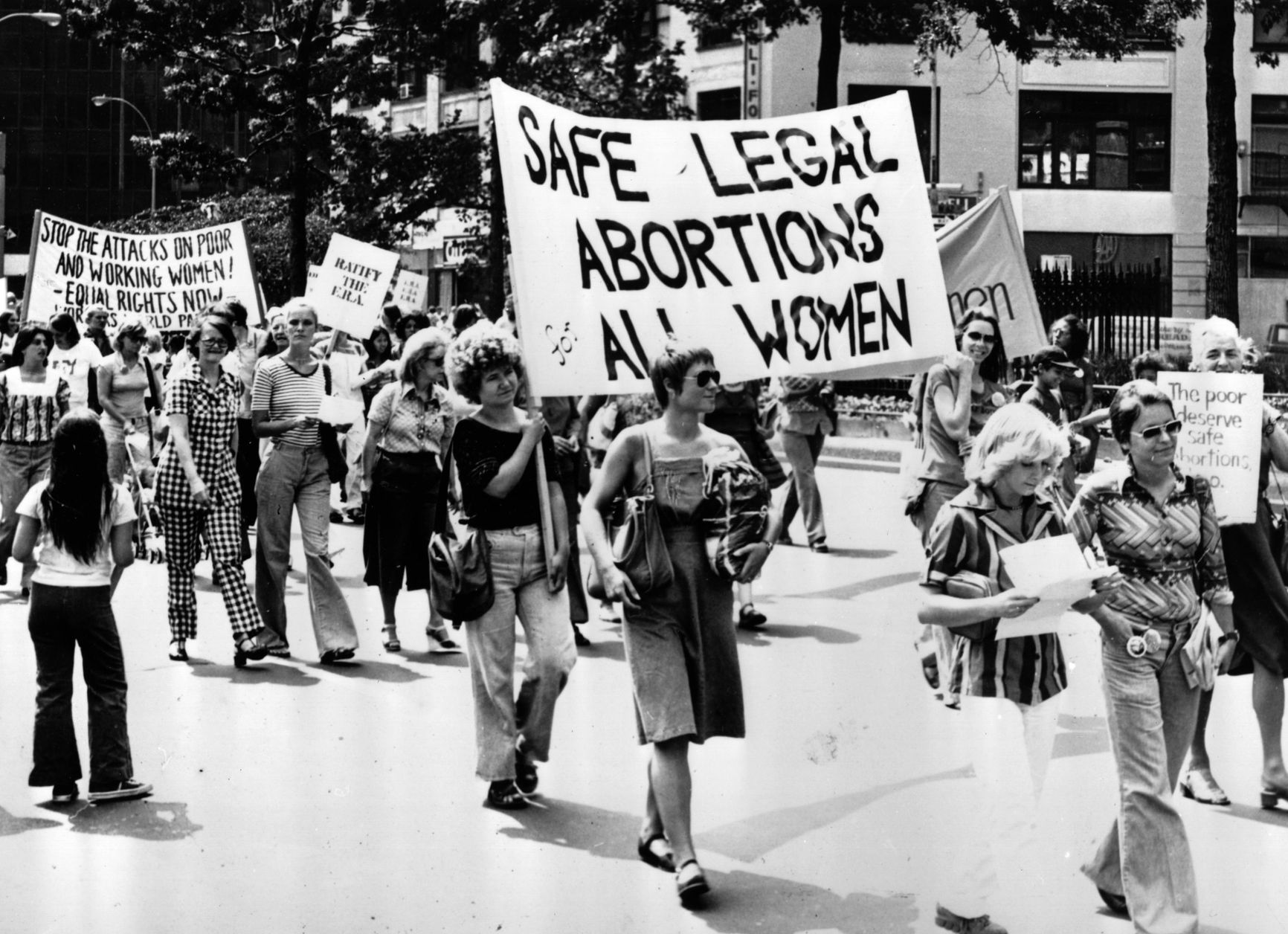 Демонстрация за легализацию абортов. Нью-Йорк (США), 1977 год