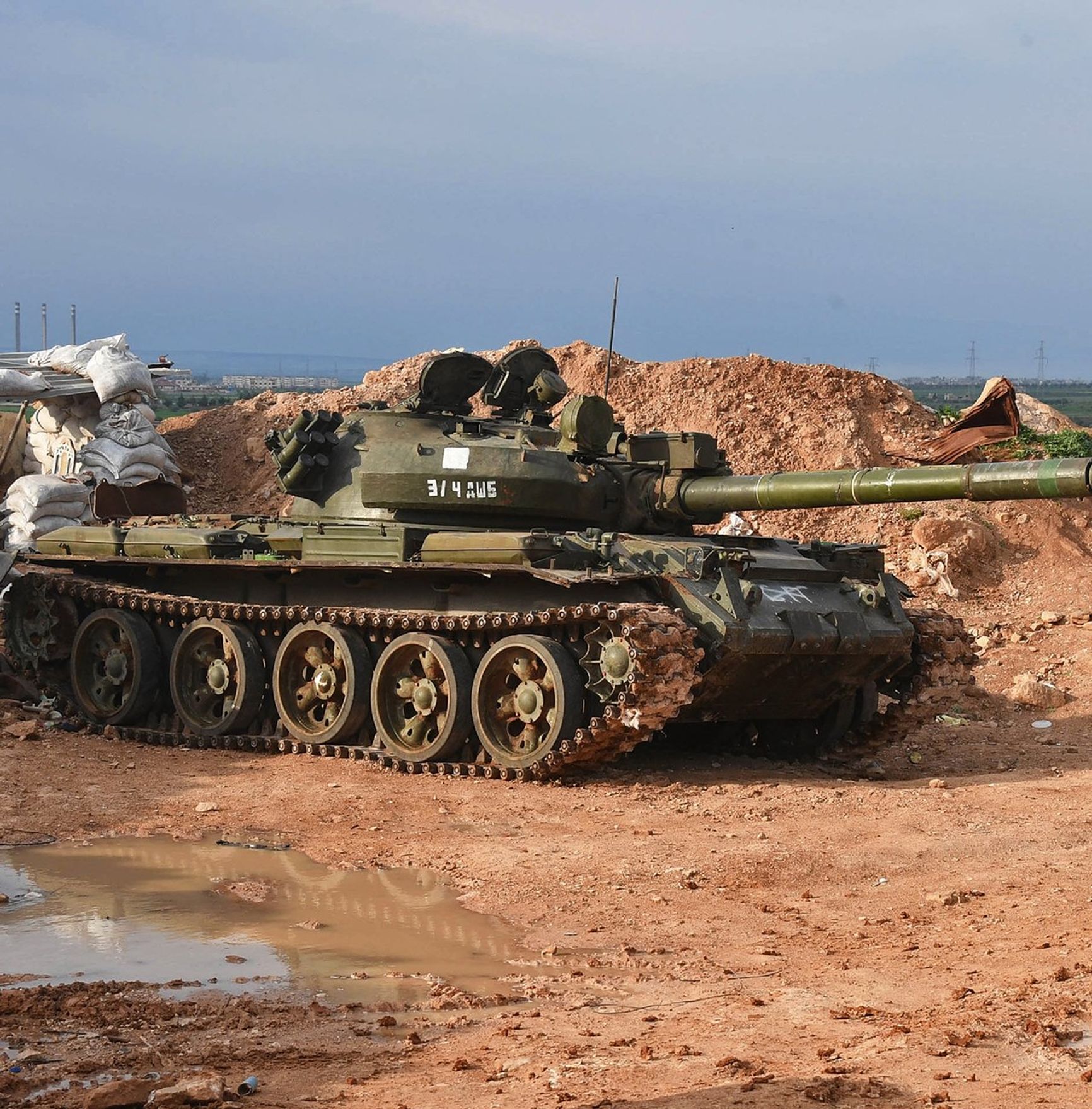 Т-62М ЧВК Вагнера в Сирии