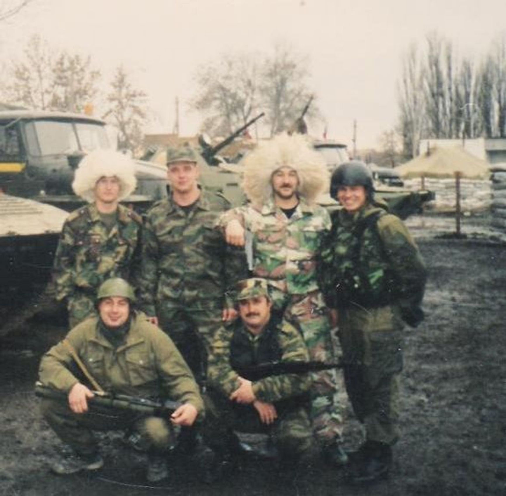 Personnel of Military Unit 23562 in Chechnya