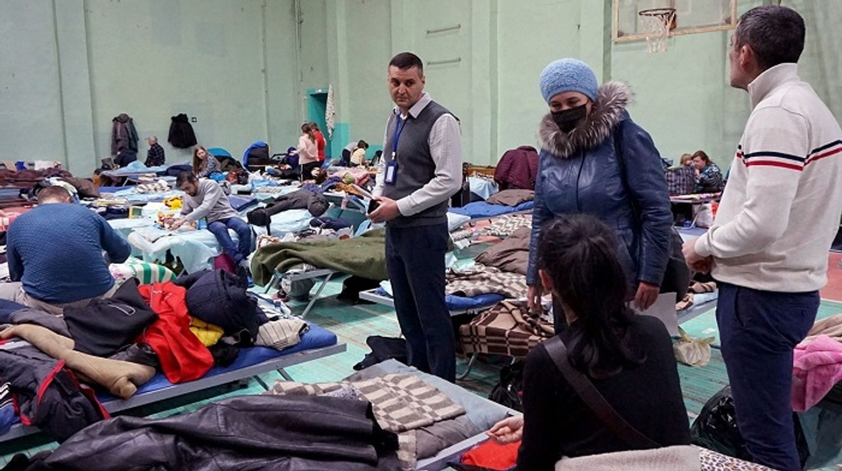 Temporary accommodation center for refugees in the Rostov region