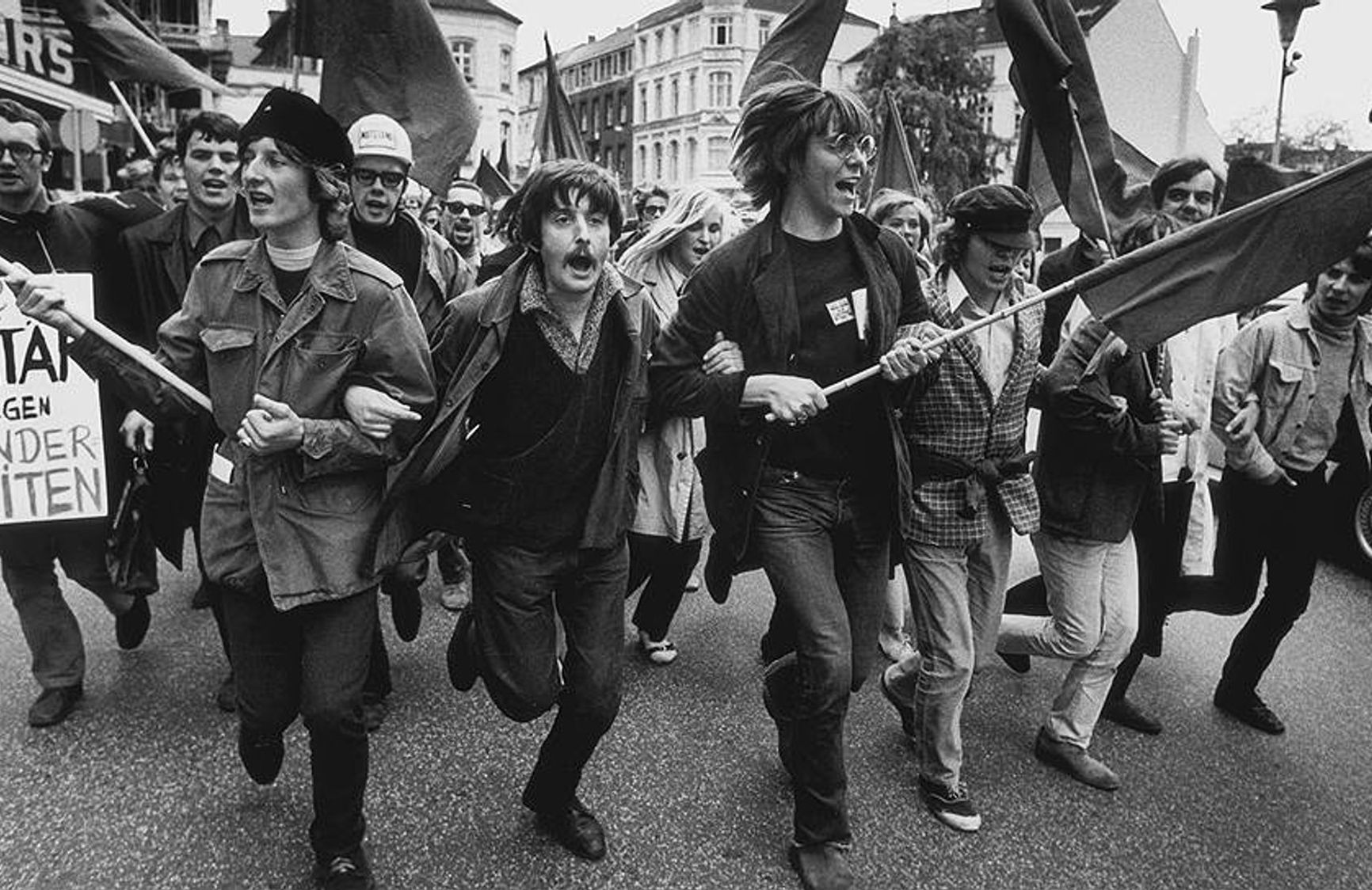 The march on Bonn. May 1968