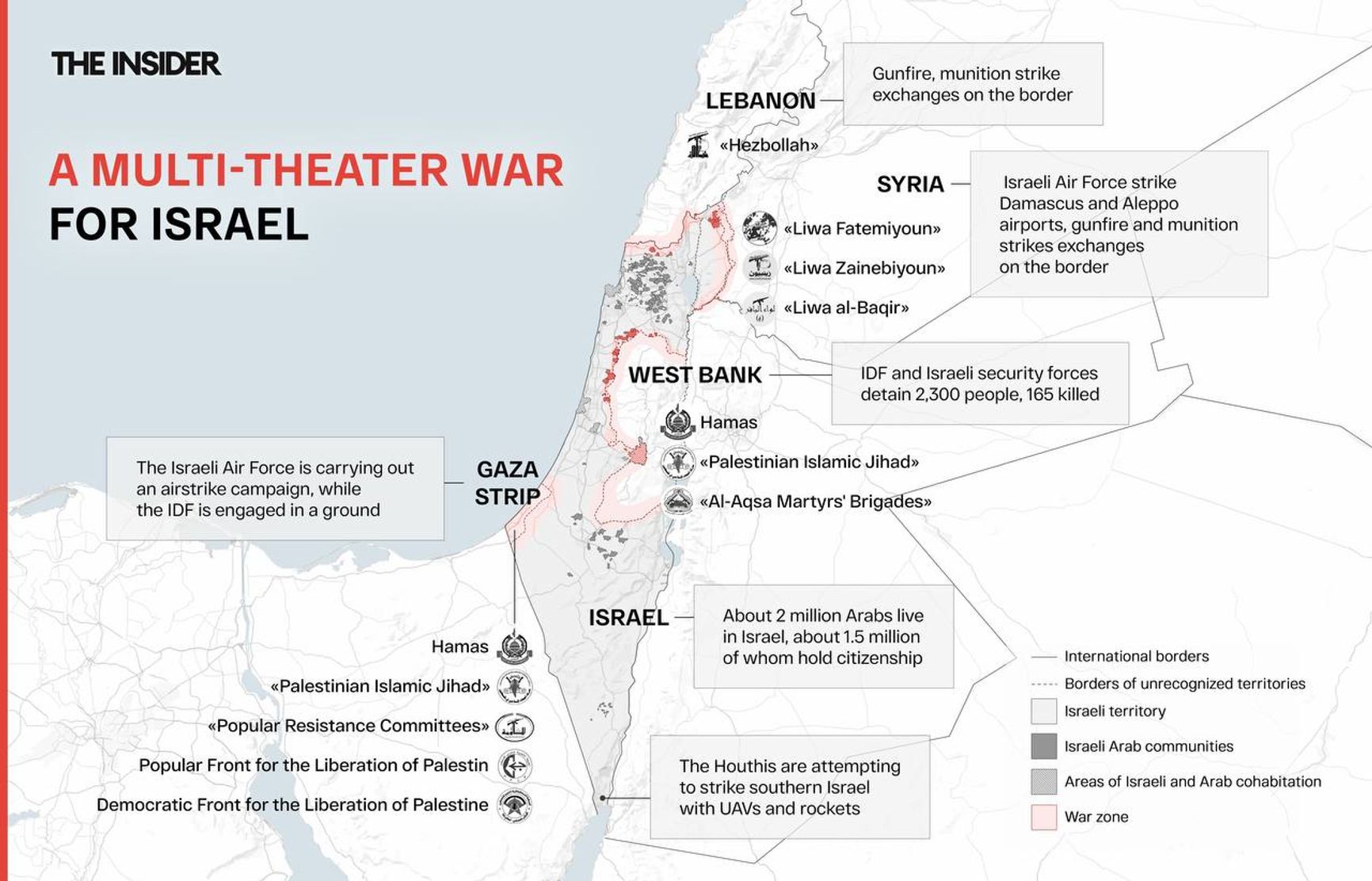 Multi-theater war for Israel 