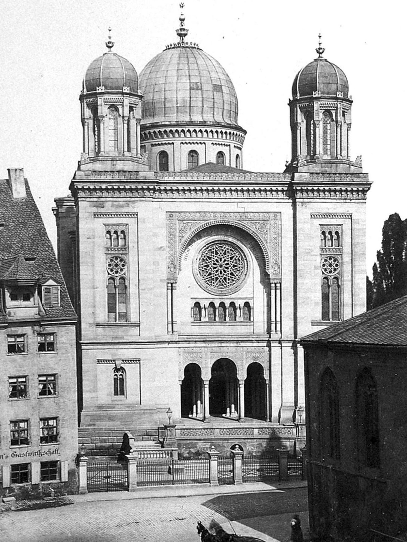 The synagogue in Nuremberg