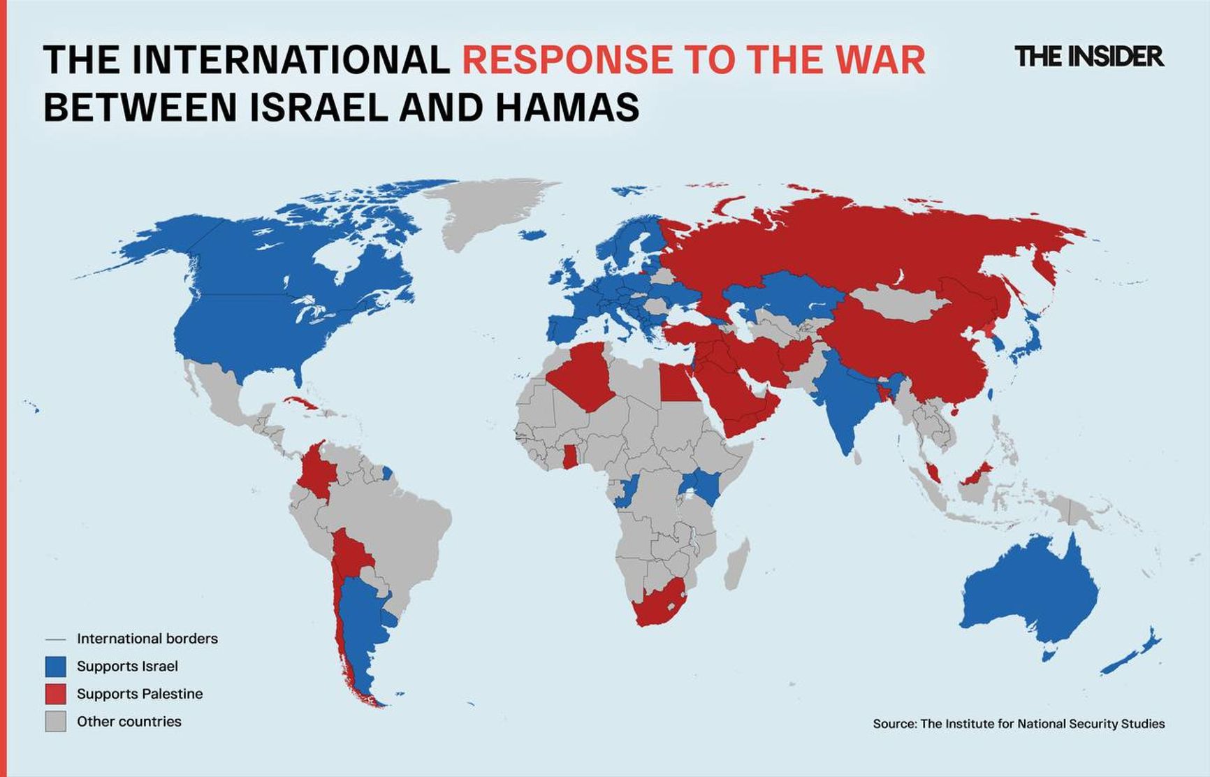 How the world is reacting to the Israel-Hamas war