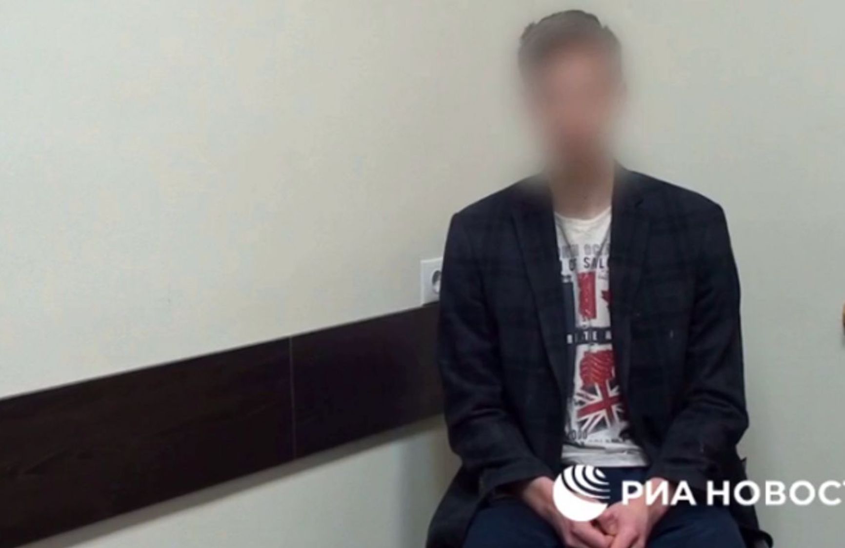 Anonymous detainee presented to the state media as one of the saboteurs