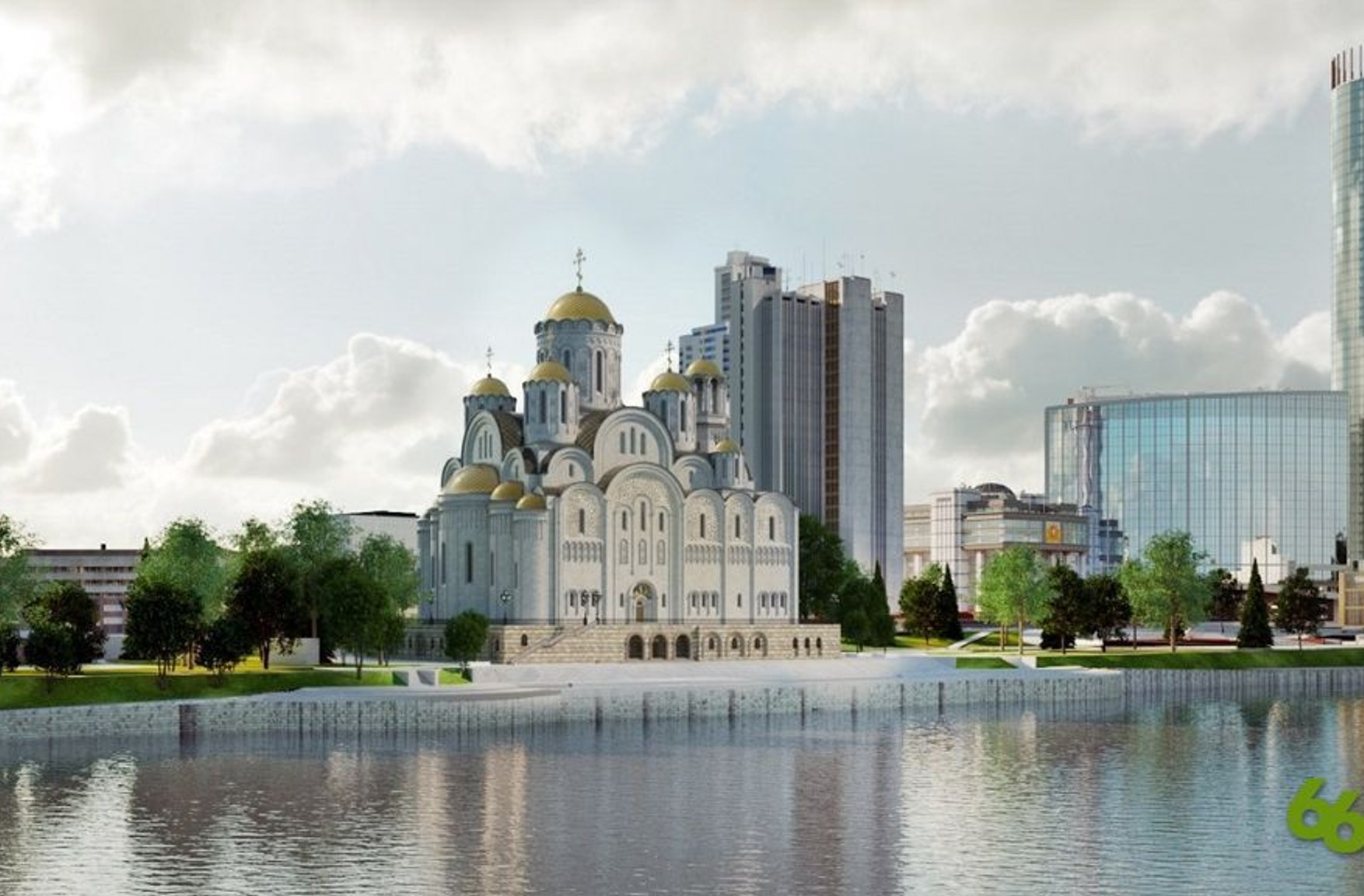 Проект храма Святой Екатерины в Екатеринбурге