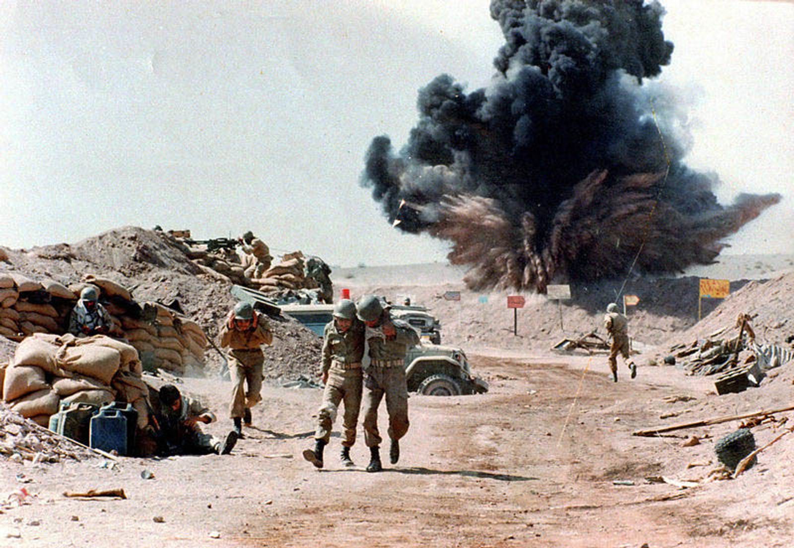 Позиции иранской армии во время ирано-иракской войны