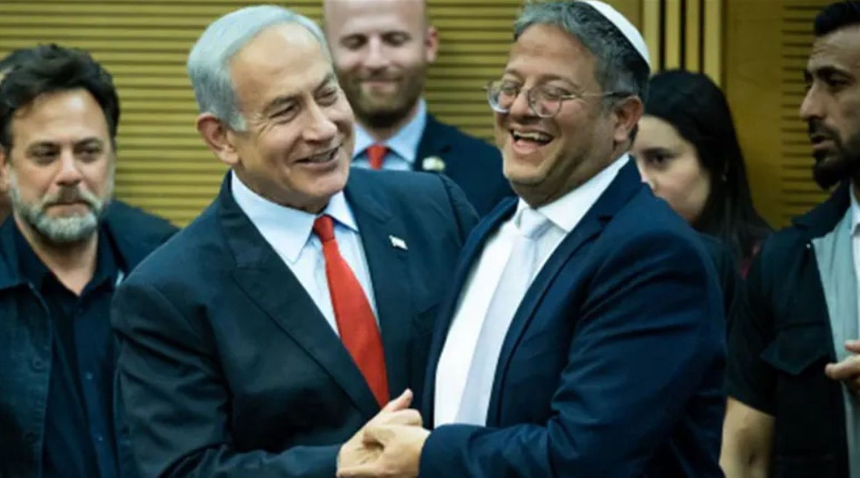 Benjamin Netanyahu and Itamar Ben-Gvir