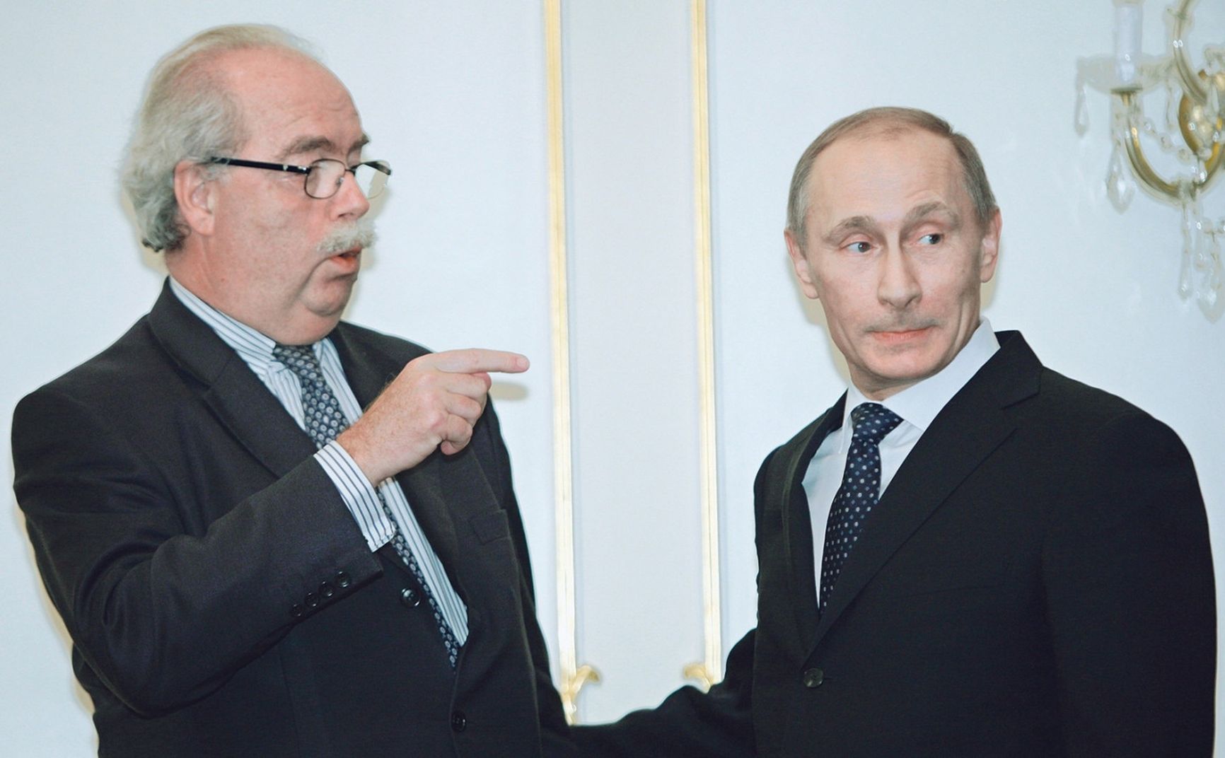 Christophe de Margerie and Vladimir Putin