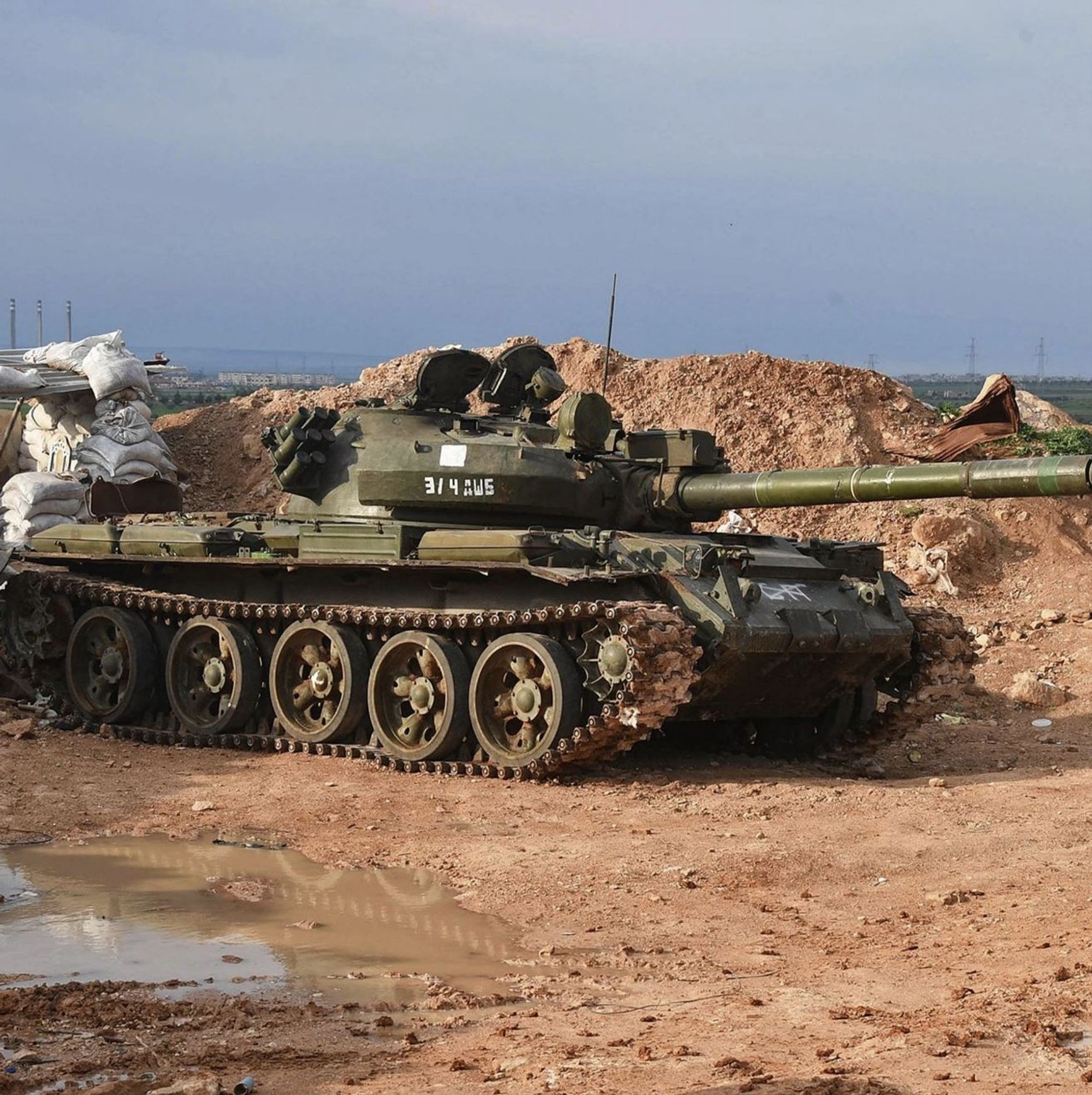 Wagner PMC's T-62M in Syria  