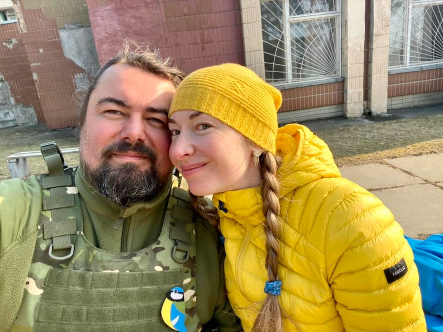 Volodymyr Chornyi and his girlfriend Helena Biletskaya