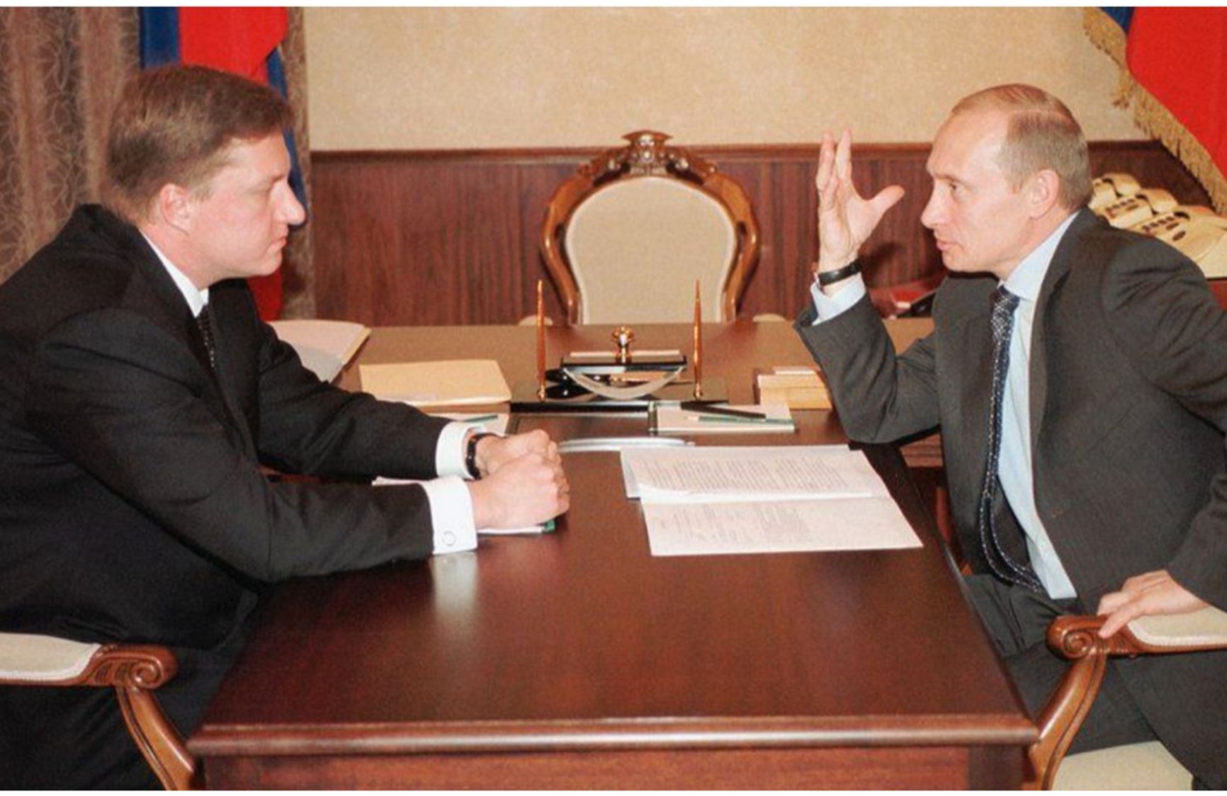 Vladimir Chernukhin and Vladimir Putin