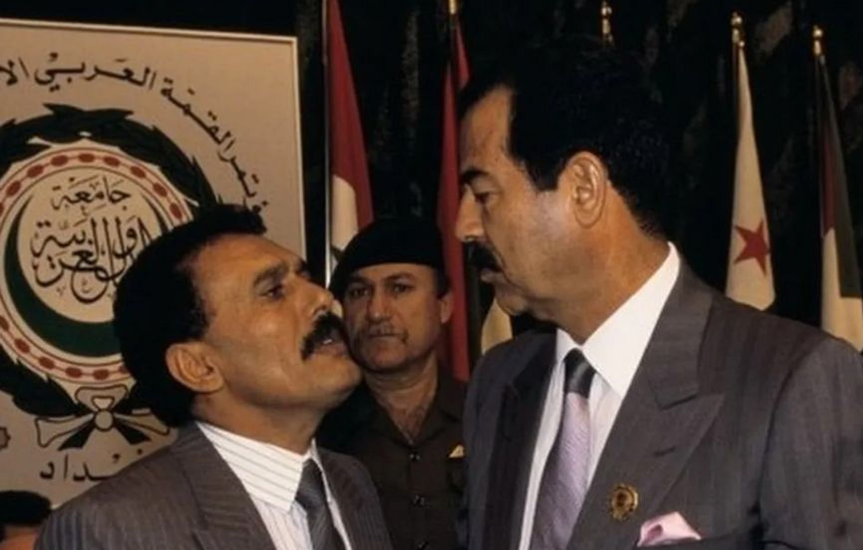 Ali Abdullah Saleh and Saddam Hussein