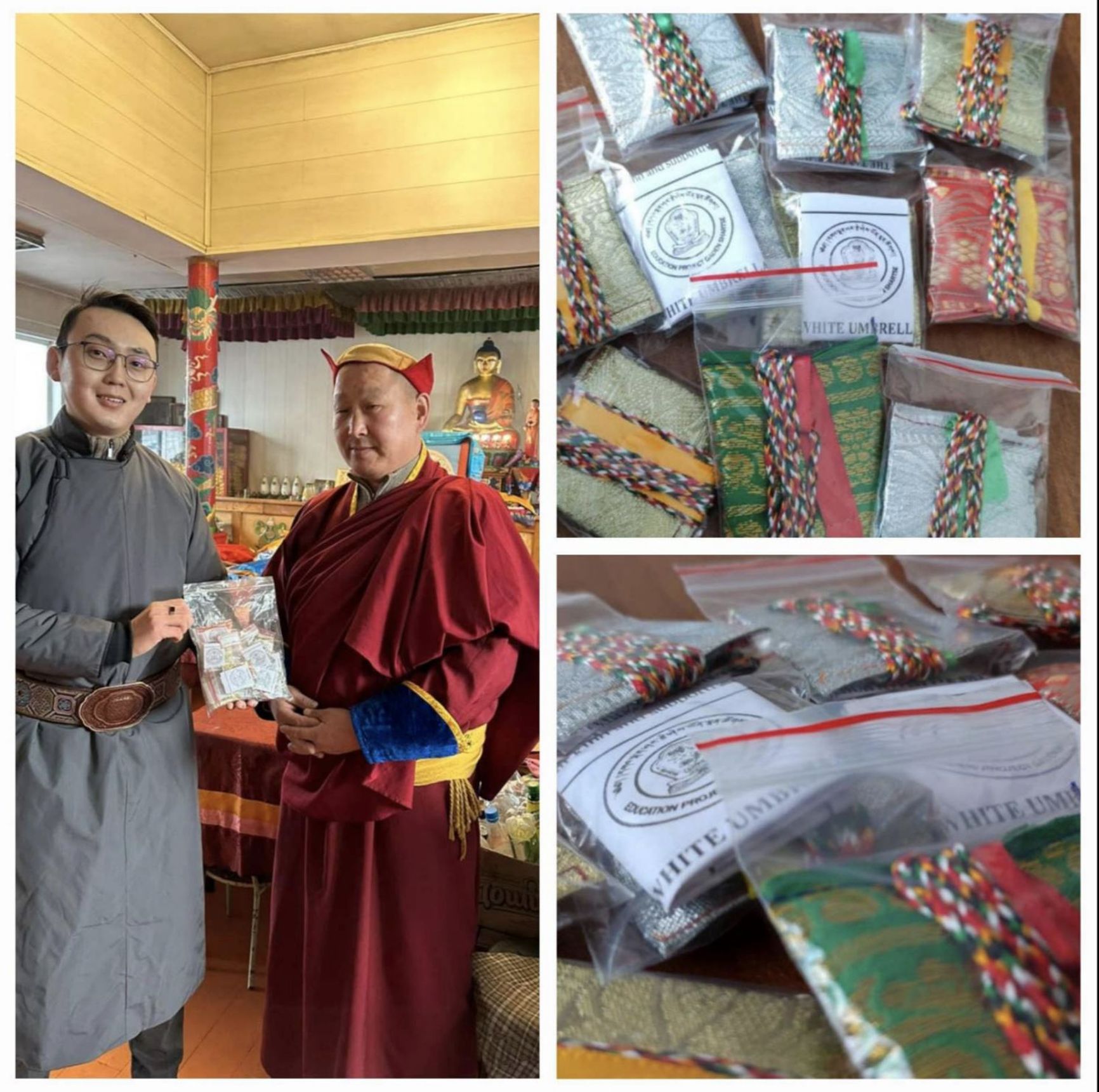 Buryatia provided 15 talismans, consecrated by the Dalai Lama, to participants in the SMO