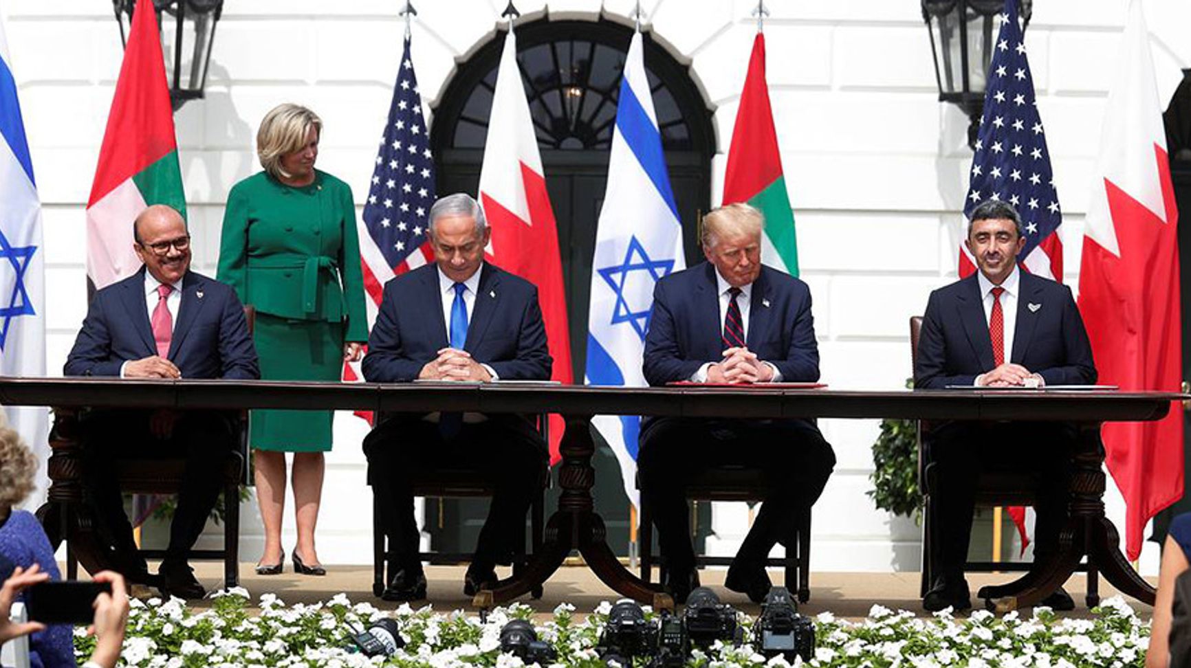 Церемония подписания "Авраамовых соглашений" в Белом доме 15 сентября 2020 года 