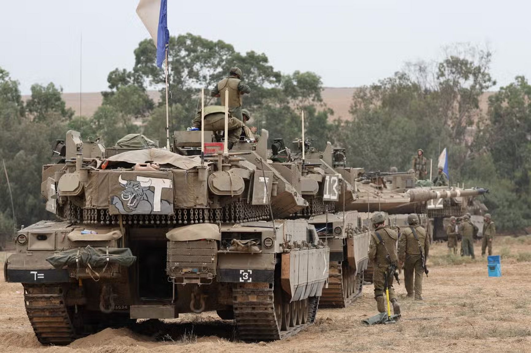 Развертывание резервистов израильской армии